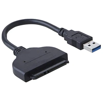 Image of USB 3 to SATA Adapter For 2.5&quot; SSD/HDD 3.0 III Cable Comptible with Samsung, Toshiba, Seagate, WD, Western Union, Crucial, SanDisk, Kingston, Hitachi and more