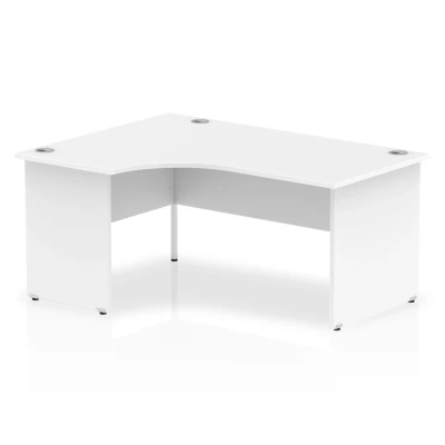Image of Impulse 1200/600 Rectangle Silver Cable Managed Leg Desk MI002502