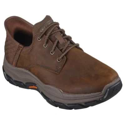 Image of Skechers USA Men&#039;s Respected Garrett Loafer, Ch Dark Brown, 6.5 UK