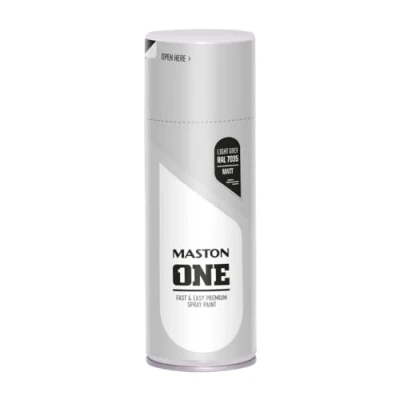 Image of Maston Spray Paint ONE Matt Light Grey RAL7035 400ml