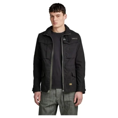 Image of G STAR RAW Men&#039;s Rovic Slim Field Jacket, black (dk D24282 D389 6484), M
