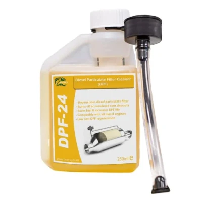 Image of HYDRA DPF 24 Cleaner 250ml treats up To 60L. Filter Cleaning Diesel Particulate with Fluid for Reduced Cost Easy Use Fuel Additive.