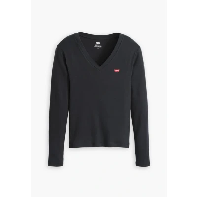 Image of Levi&#039;s Essential Long sleeved top, Women&#039;s, Size: XS, Anthracite night