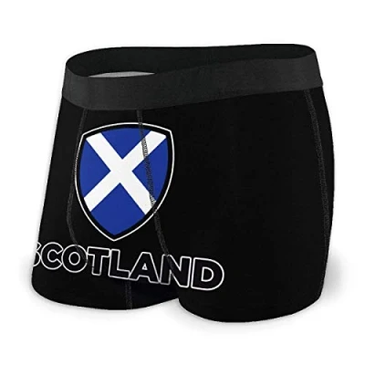 Image of 934 Men&#039;S Underwear Flag Of Scotland Briefs Fitted Cool Sports Undershorts Stretchy Boxers Trunk L
