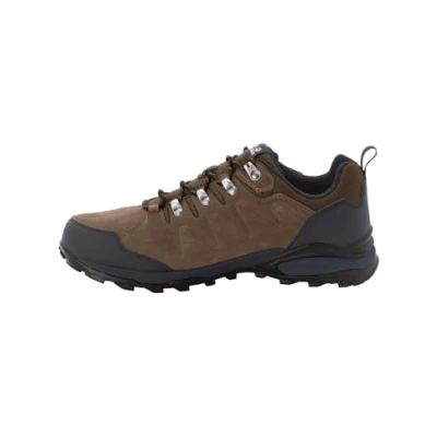 Image of Jack Wolfskin Men&#039;s Refugio Texapore Low M Walking Shoe, Brown Phantom, 11 UK