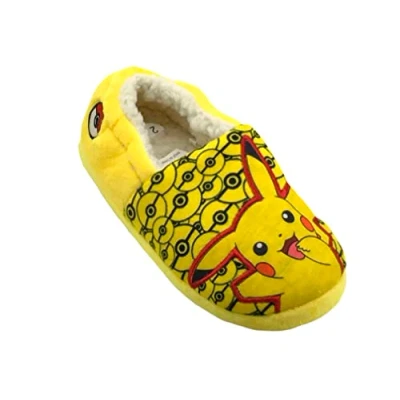 Image of Pokemon Boys Kids Slippers Pikachu, Yellow, Size 11 UK