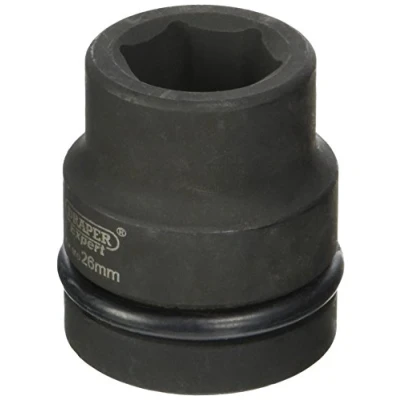 Image of Draper Expert HI TORQ� 6 Point Impact Socket, 1&quot; Sq. Dr., 26mm