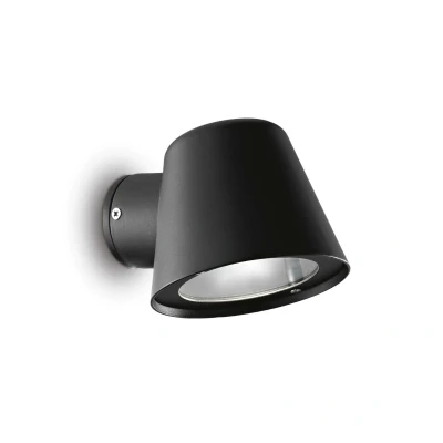 Image of Gas 1 Light Outdoor Wall Black IP43, GU10