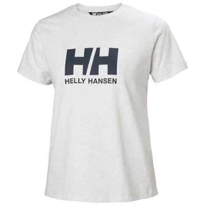 Image of Helly Hansen Womens W HH Logo T Shirt 2.0 Nimbus Cloud, XL