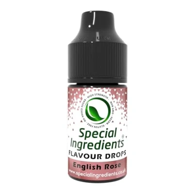 Image of Rose Flavour Drop 30ml Highly Concentrated Versatile Food Flavouring Vegan, Non GMO, Gluten Free