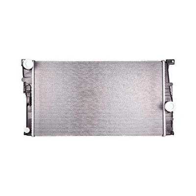 Image of 17117005523, 17117600523, 17118673370, 7600523, 760052302 Engine radiator VALEO 735464 Aluminium 600mm 347mm 34mm Brazed cooling fins BMW: 3 Touring