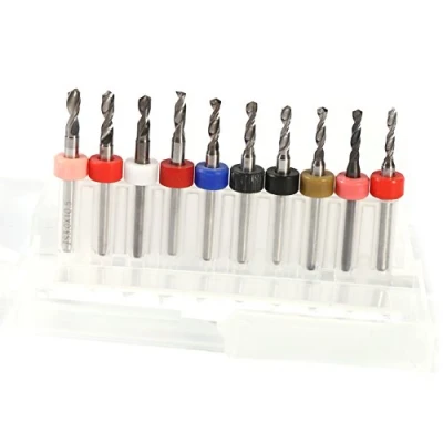 Image of Yosoo Carbide PCB Print Circuit Board Micro Drill Bits, 2.1mm 3.0mm (Pack Of 10)