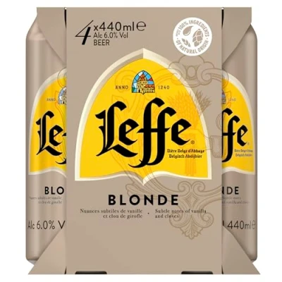 Image of Leffe Blonde 24x440ml Cans
