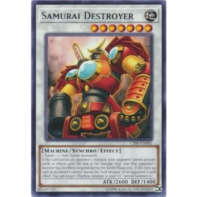 Image of Yu Gi Oh! Samurai Destroyer CIBR EN081 Rare Unlimited Edition Circuit Break (Unlimited Edition)