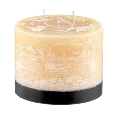 Image of Bitter Orange &amp; Ylang Original Organics 3 Wick, Luxury Cosy Scented Candle for The Home Hand Poured 100% Recycled Wax Up to 80 Hours Burn Time, Gift Men and Women