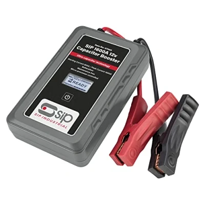 Image of SIP Handheld Capacitor Booster Roadside Starter Battery Pack, Jump Start Vehicle 12V 1600A
