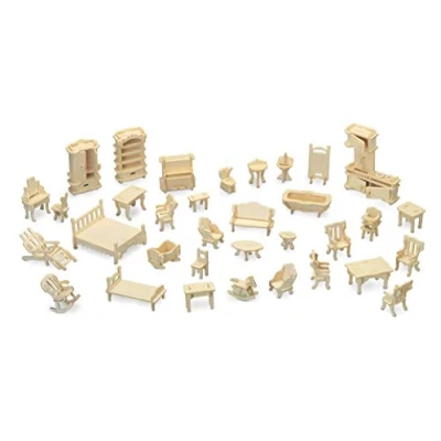Image of Quay Furniture Set Woodcraft Construction Kit FSC