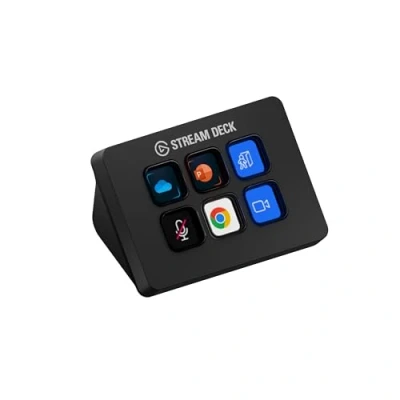 Image of Elgato Stream Deck Mini Control Zoom, Teams, PowerPoint, MS Office and More, Boost Productivity with Seamless Integration for Daily Apps, Set Up Shortcuts Easily, Compatible Mac PC