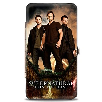 Image of Buckle Down Hinge Wallet Supernatural Accessory, Supernatural, 7&quot; x 4\