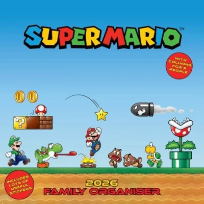 Image of Nintendo, Super Mario Family Planner 2026