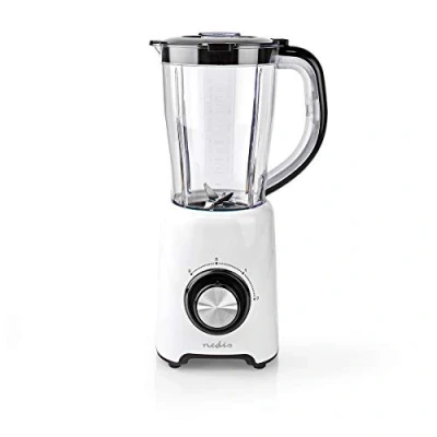 Image of Table Top Blender, 800W, with 1.5L Jug, 2 Speed Settings and Pulse Function White