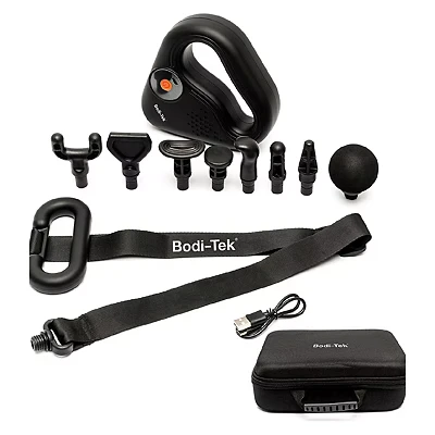Image of Bodi Tek Sports Percussion Massage Gun with Lateral Action Belt