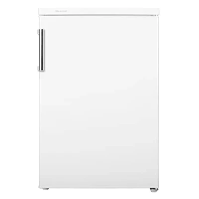 Image of Hisense RL170D4BWE Freestanding 56cm Under Counter Fridge 132 litre capacity Auto Defrost Reversible Door White E Rated