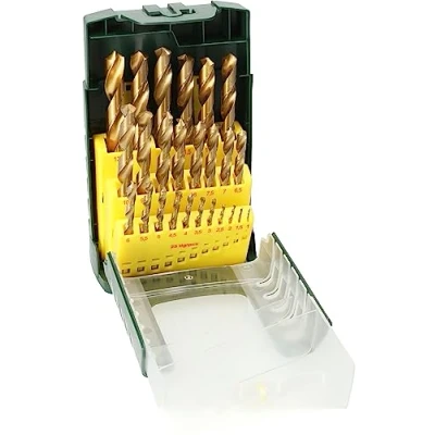 Image of Bosch Accessories 2607017154 Metal Drill Bit Set HSS TiN 25 Piece
