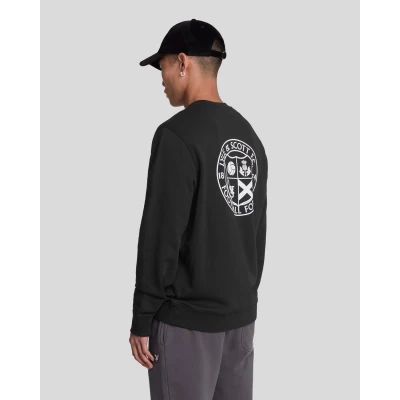 Image of Lyle &amp; Scott Sports Fleece 1/4 Zip Hoodie Jet Black S