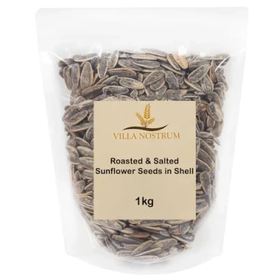 Image of Roasted &amp; Salted Sunflower Seeds in Shell 1kg by Villa Nostrum