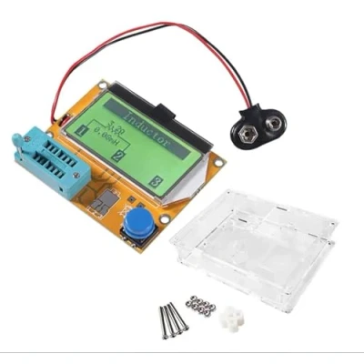 Image of ALMOCN LCR T4 Mega328 Transistor Tester Resistance Capacitance Diode Triode Capacitor ESR SCR Meter MOS PNP NPN with Case