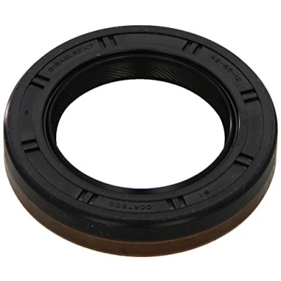 Image of 40000010, 40101330, 40101333 Crankshaft Seal CORTECO 12013479B frontal sided ACM (Polyacrylate) HYUNDAI: Santa Fe I