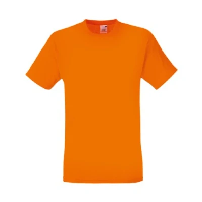 Image of Fruit of the Loom Men&#039;s Original T. T Shirt, Orange, Large