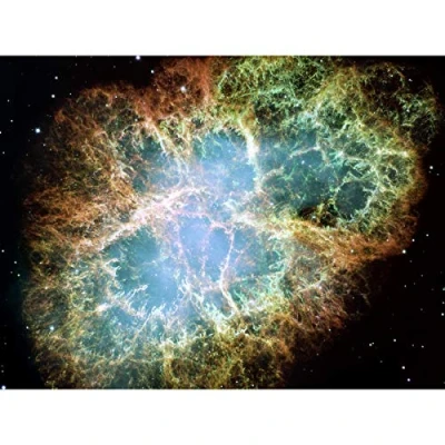 Image of Wee Blue Coo Space Stars Nebula Universe Galaxy Hubble Gas Cosmos Large Art Print Poster Wall Decor 18x24 inch