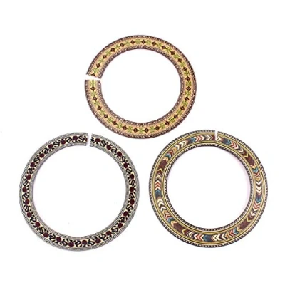 Image of Alnicov Wood Acoustic and classical Guitar Soundhole Rosette Inlay Sound Hole Decoration 3 PieceS