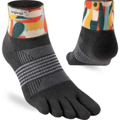 Image of Injinji WOMEN&#039;S TRAIL MIDWEIGHT MINI CREW ARTIST DESIGNED VERNAL M/L, multicoloured, M/L