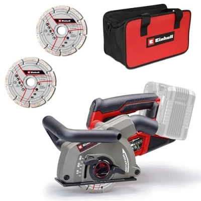 Image of Einhell Professional PXC 36V Cordless Wall Chaser with Dust Extractor 30mm Cutting Width, Max Depth TP MA 36/30 Li BL Liner 2 x Diamond Discs (Battery Not Included)