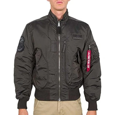 Image of ALPHA INDUSTRIES Men&#039;s Engine, Black, M