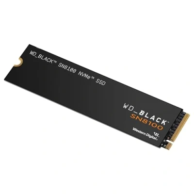 Image of WD_BLACK SN8100 4TB PCIe 5.0x4 NVMe M.2 SSD, up to 14,900MB/s read speed, 14,000MB/s write Next Gen TLC 3D NAND