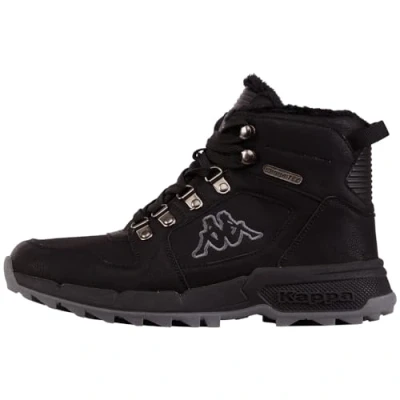 Image of Kappa Unisex Style code: 243366 Cook Ii Tex Snow Boot, Black grey, 9.5 UK