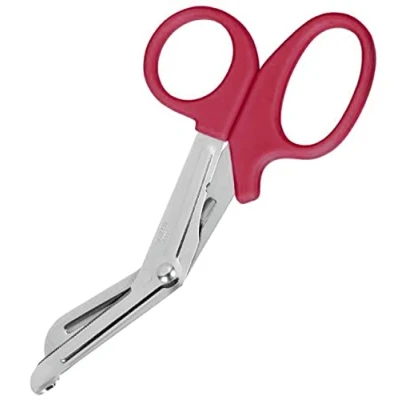 Image of ComDent EMT Nurse First Aid Trauma Tuff Cut Utility Scissors Shears 18cm (Red)