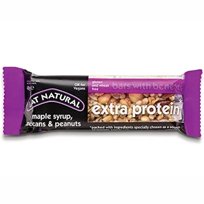 Image of Eat Natural Maple Syrup, Pecan &amp; Peanut Nut Bars 12x45g
