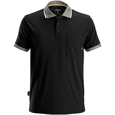 Image of Snickers AllroundWork 37.5® Short Sleeve Polo Shirt Black L