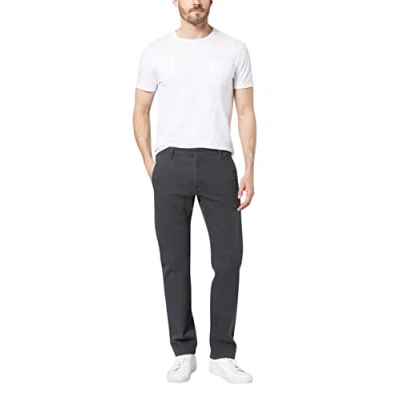 Image of Dockers Men&#039;s Smart 360 Flex Alpha Slim Pants, Grey (Steelhead 0005), 36W / 34L