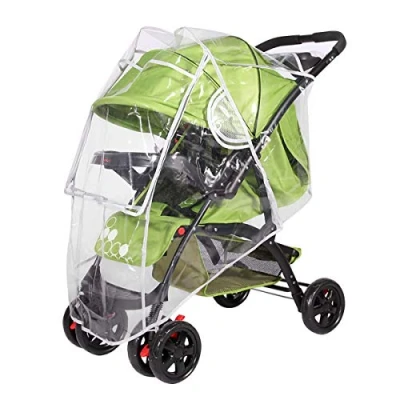 Image of sonarin Universal Portable Rain Cover for Pushchair, Pram, Stroller, Buggy and All Stroller,Water Resistant Durable Baby Protection Shield