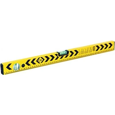 Image of C.K Aluminium Box Section Spirit Level Measure Tool with Vials 600mm 2 Vial Rule