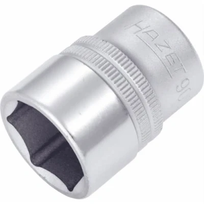 Image of 46805000000, 530049, ASE46805000000, VAG530049 Socket HAZET 900 21 DIN3124, ISO2725 1 Chrome Vanadium Steel Knurled