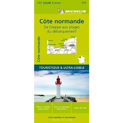 Image of Normandy Coast Zoom Map 117 (Michelin Maps)