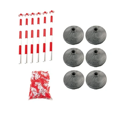 Image of Laser Tools 6701 Set of 6 Post &amp; Bases with 25MTR Chain