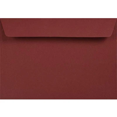 Image of Netuno 100 Bordeaux envelopes C6 114x162 mm 4.5x6.4 inches 120gsm Kreative Colourful for Wedding Invitations Greeting Cards Coloured Recycled Paper eco Friendly